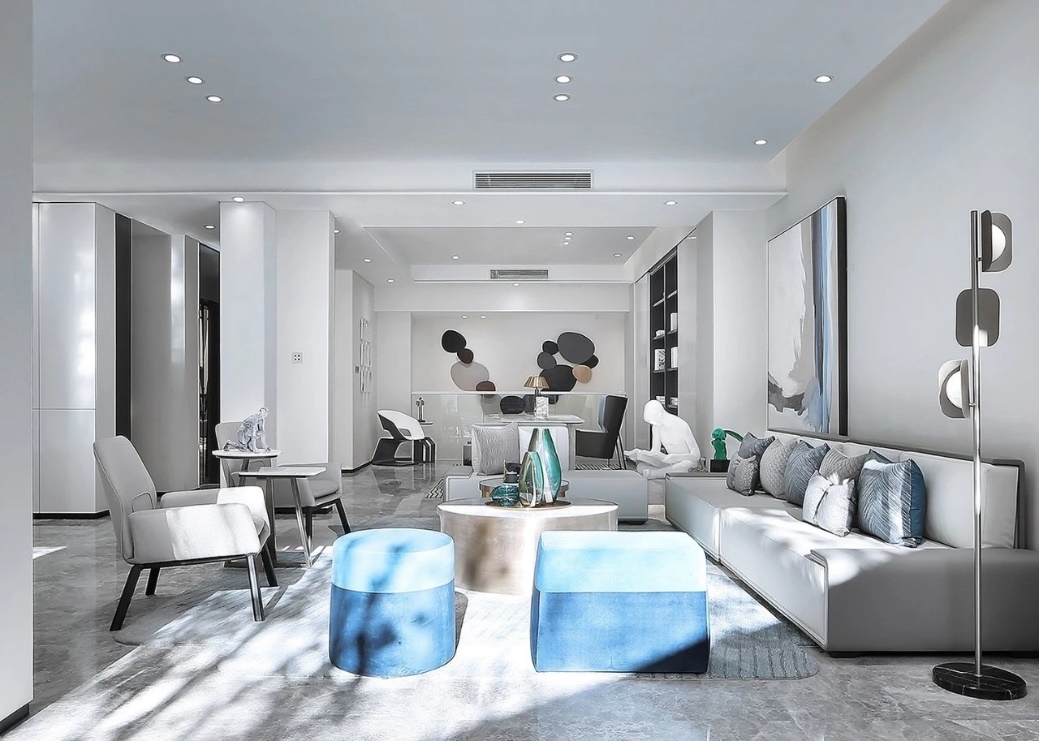 背靠北京西山龙脉的别墅室内装修是普通人难以企及的大气奢华