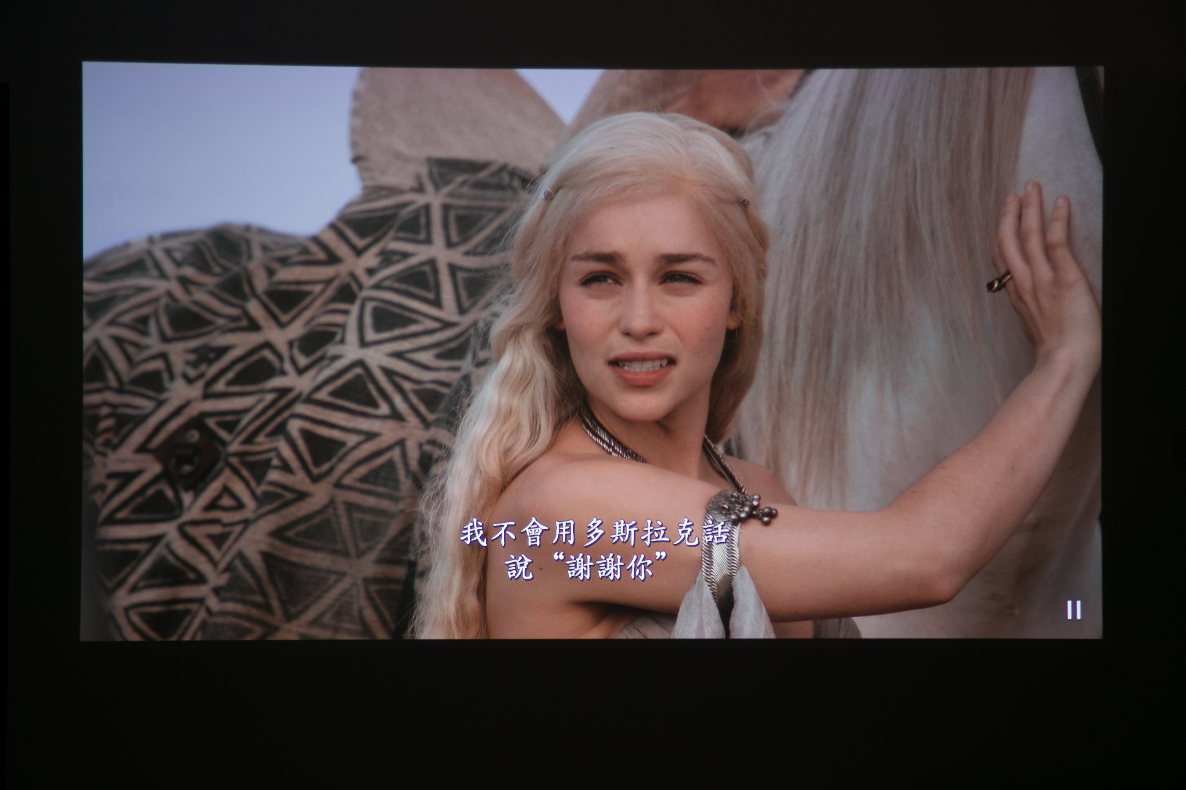 4k投影看1080p效果,全面屏对比