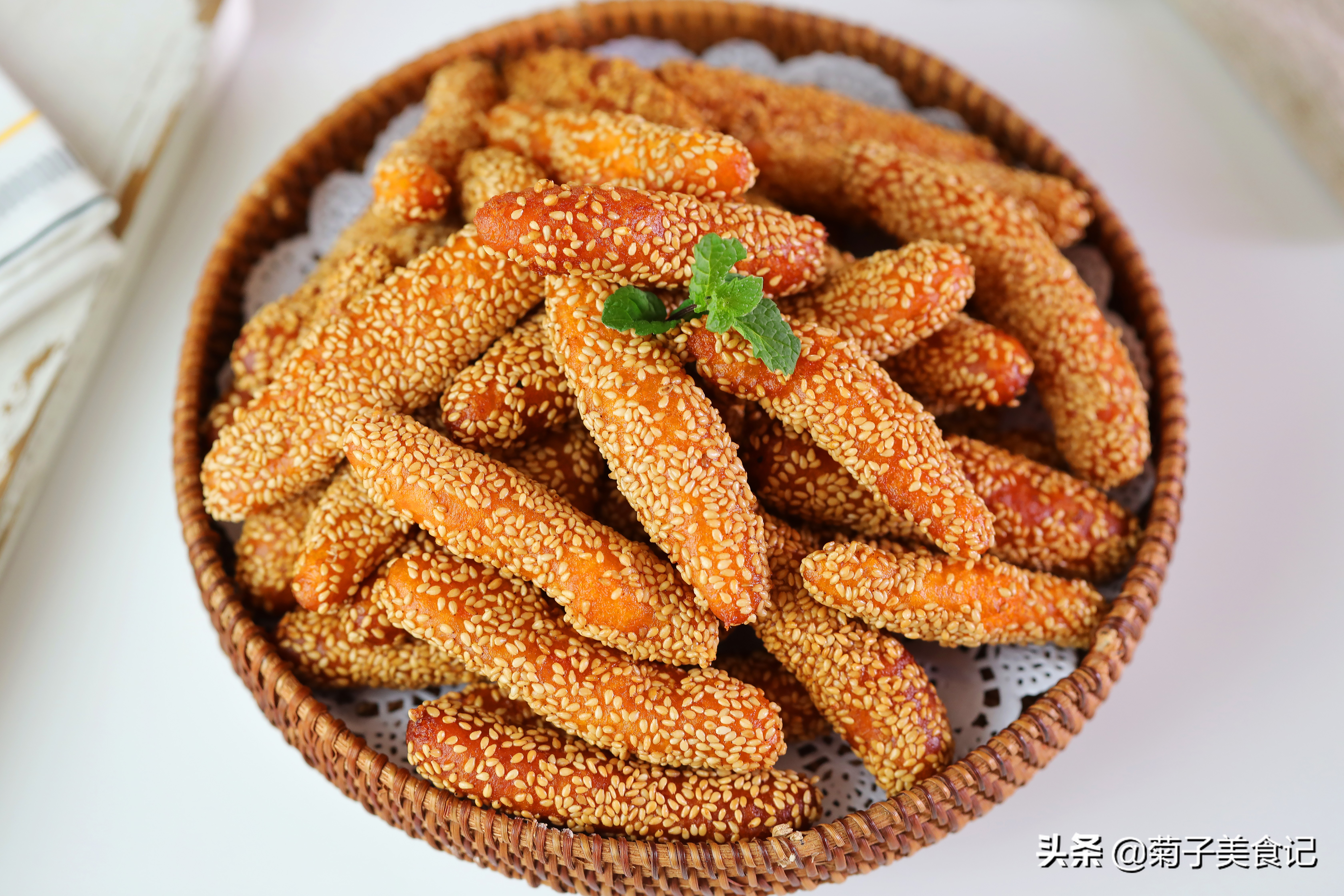 菊子炸土豆,香脆油炸红薯条