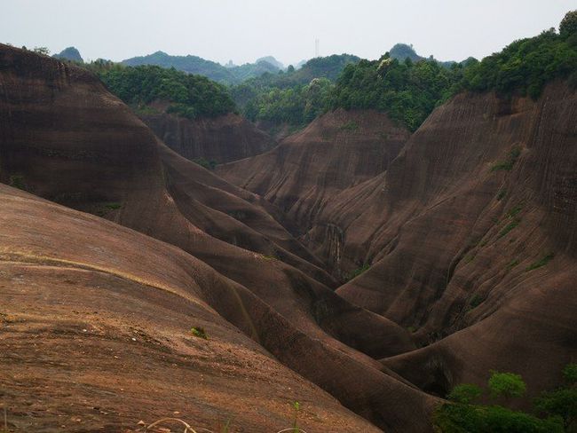 湖南郴州丹霞地貌,郴州丹霞地貌飞天石一游