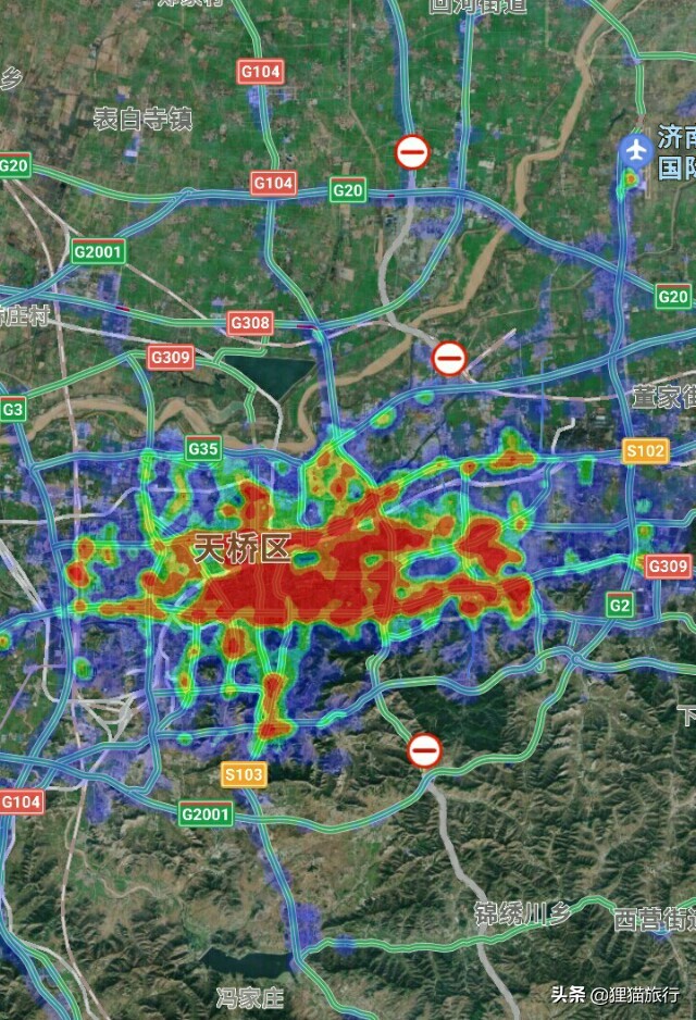 石家庄济南太原热力图,济南与石家庄热力图