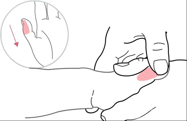 宝宝退烧可以推拿哪个穴位,宝宝发热推拿哪个部位图解