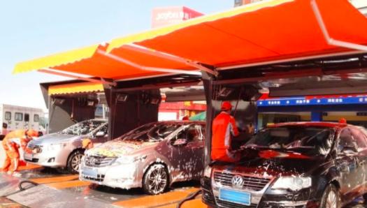 开个50平洗车店一年能赚多少钱,洗车店夫妻俩一个月挣多少