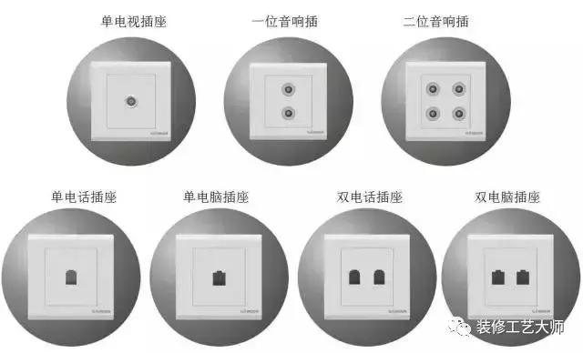 四室两厅两卫开关插座清单,四室两厅开关插座布局