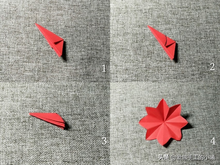 玫瑰花折纸教程大全简单慢动作,玫瑰花折纸方法简单易折非常漂亮