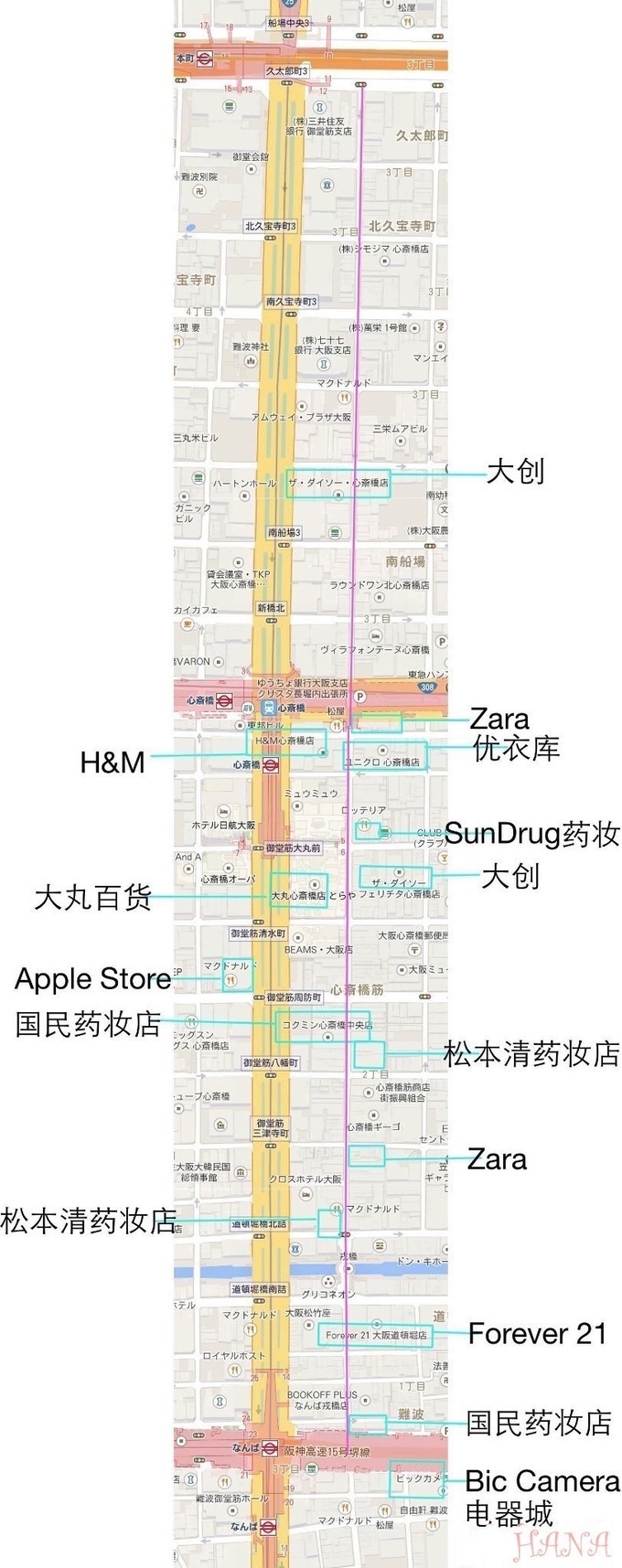 日本大阪心斋桥购物区,大阪心斋桥购物