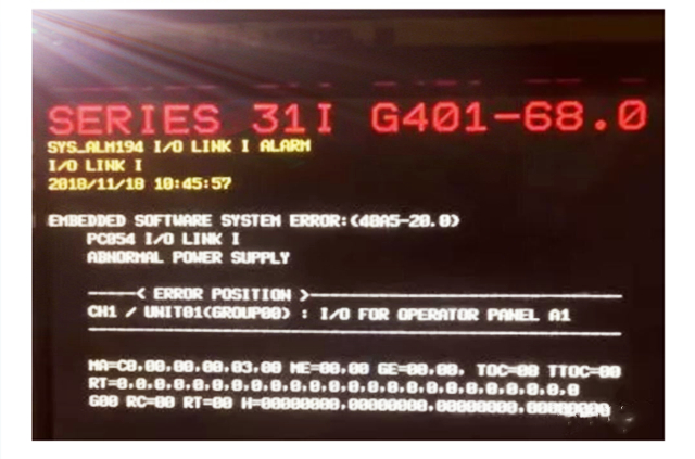fanuc鎶ヨsv1067瑙ｅ喅鏂规硶,fanuc鏁版帶绯荤粺椋庢墖鎶ヨ寮曡捣榛戝睆