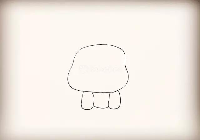 小狗简笔画ins风简单又好看图片,简单又超凶的小狗简笔画图片图文