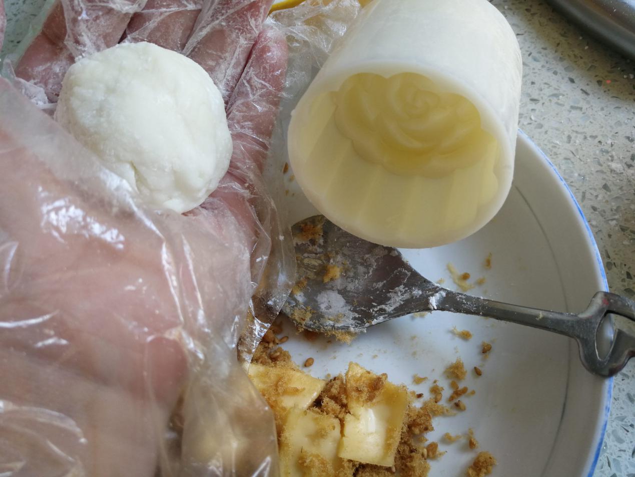 冰皮月饼馅粉怎么做月饼,自制月饼馅料冰皮月饼