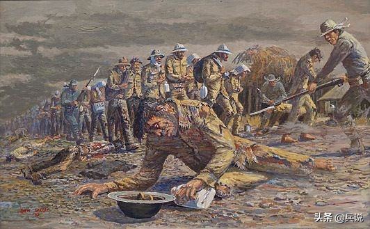 抢战俘戒指,日军举起*刀军**,手指一同砍下!巴丹行军细节