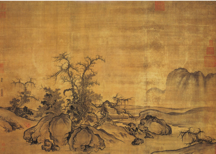 中国传世山水画全集书籍,中国历代山水画全集