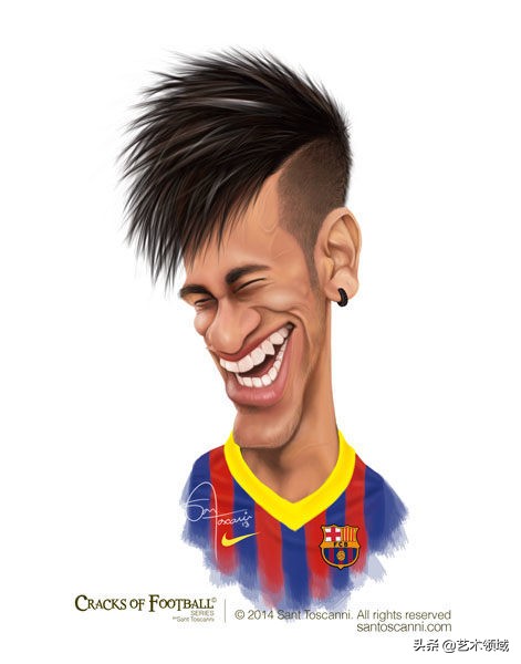最新足球明星卡通漫画头像,足球明星卡通漫画头像