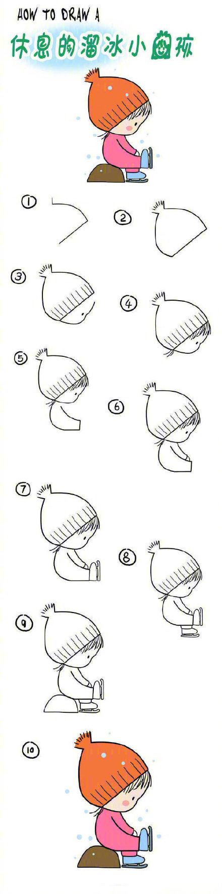 动物简笔画小猴子画法,简笔画动物可爱简单鳄鱼