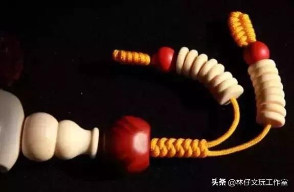 佛珠手串中间绳结打法,小佛珠手串怎么穿绳打结