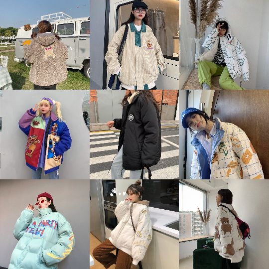 拼多多平价小众黑色棉服,拼多多平价短款棉服