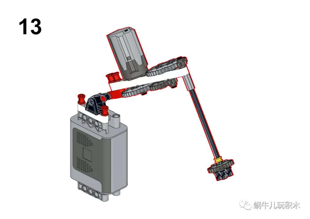 乐高科技组42112搅拌车拼装视频,乐高简单小物件教程