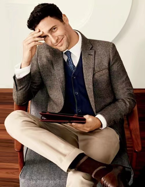 男士西装着装,男士职业西装休闲时尚搭配