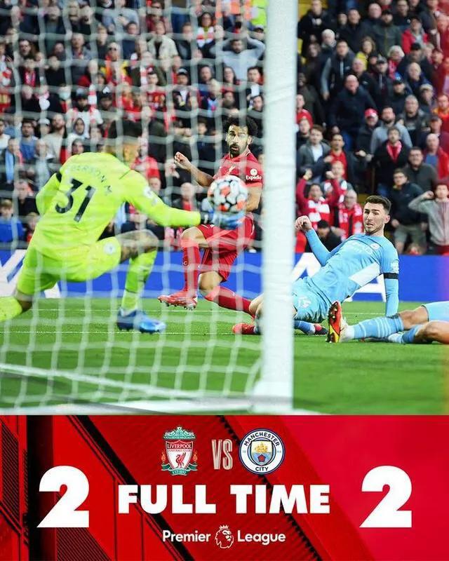 曼城5:0利物浦英超集锦,曼城vs利物浦2:2全场