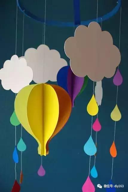 幼儿园气球手工贴画,气球创意手工