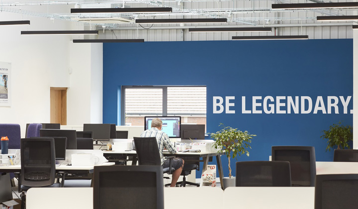 活力动感运动保健品SCI-MX英国格洛斯特办公设计欣赏