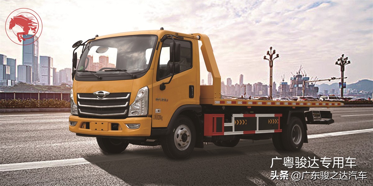 蓝牌平板清障车价钱,选购指南一拖二平板清障车费用