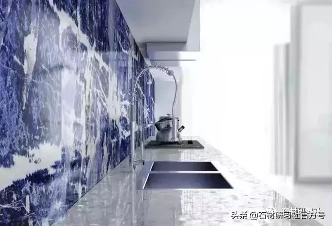 石材蓝色经典,经典蓝石材