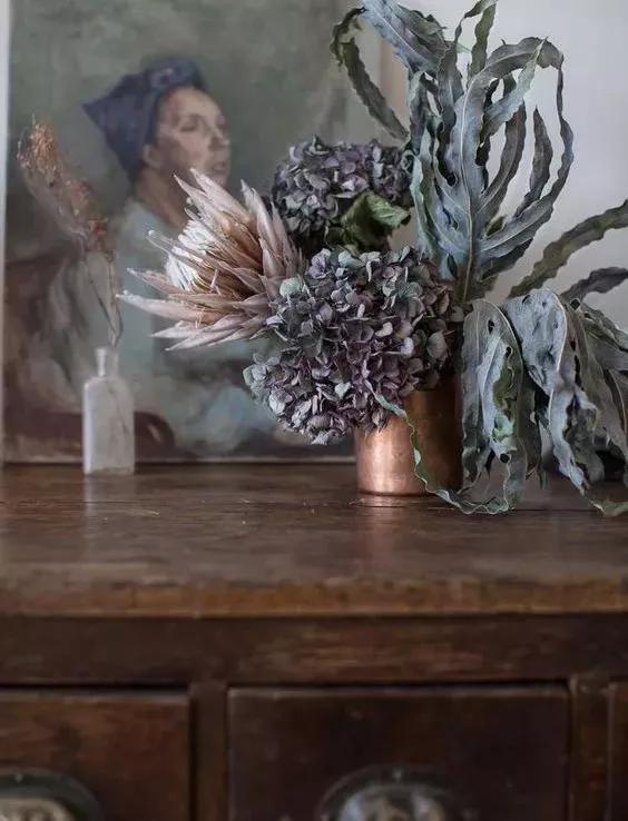 适合干花的装饰,简单的干花装饰