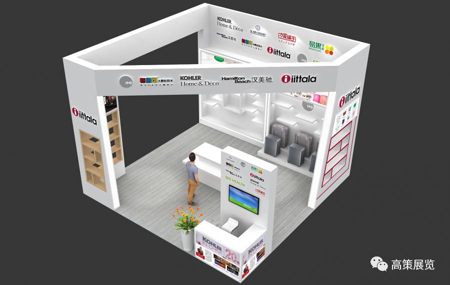 深圳礼品特装展位搭建设计,促销展位设计创意