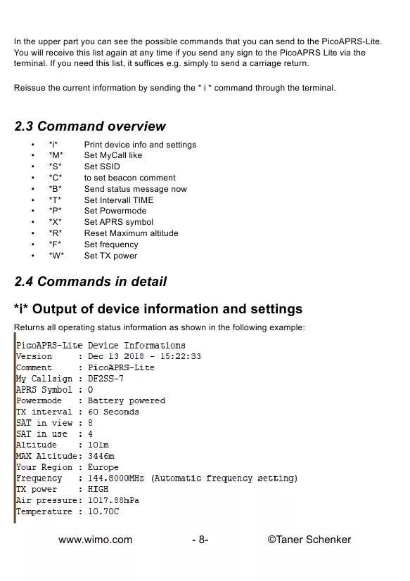 WiMoAPRS收发器模块｜温度和气压传感器、微型USB端口和状态LED