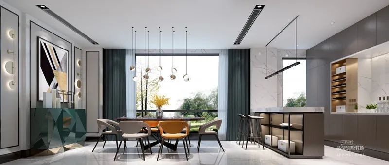 意式轻奢别墅装修视频,意式轻奢装修风格290平跃层