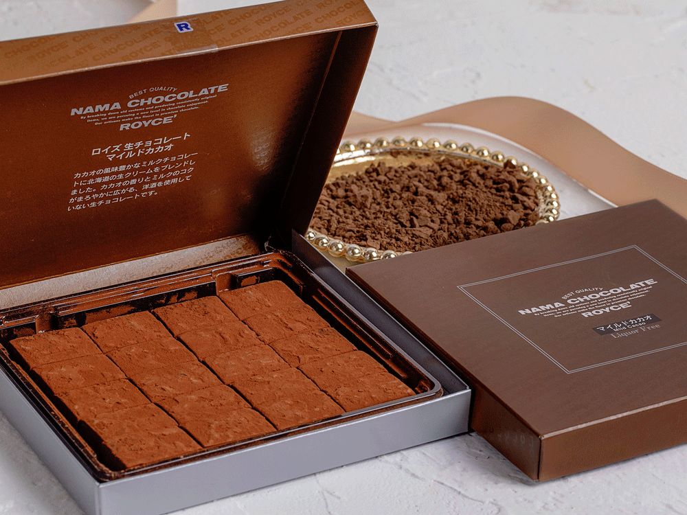 日本北海道进口royce生巧克力,日本北海道royce生巧克力可可味