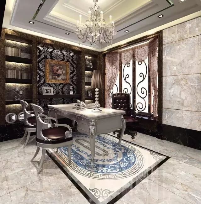 瓷砖书房设计,瓷砖打造的书房