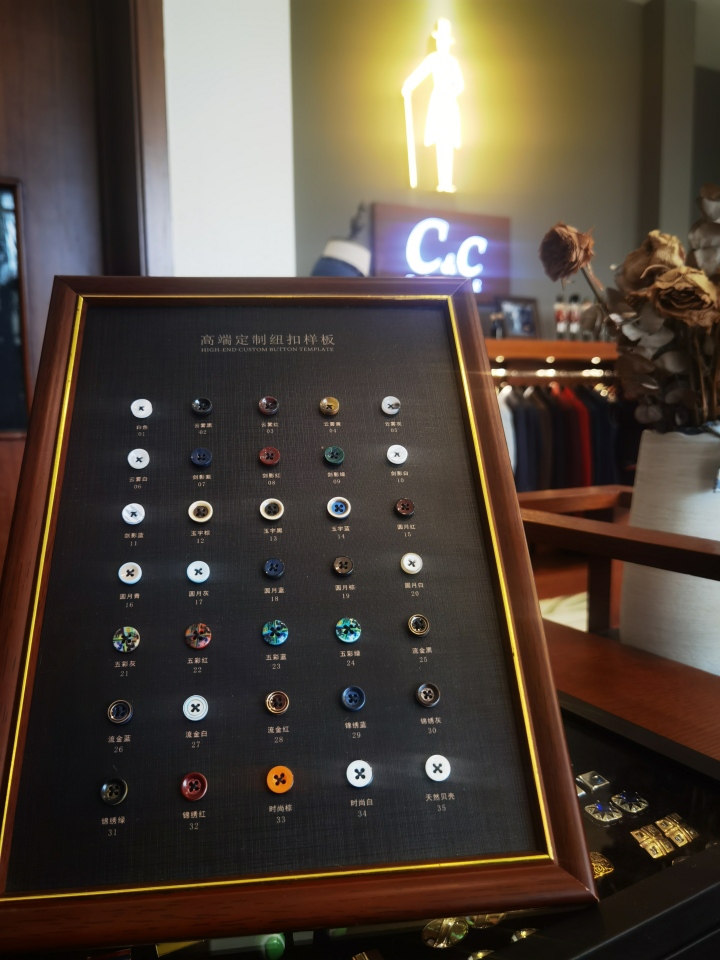 关于西装定制不可忽略的纽扣选择