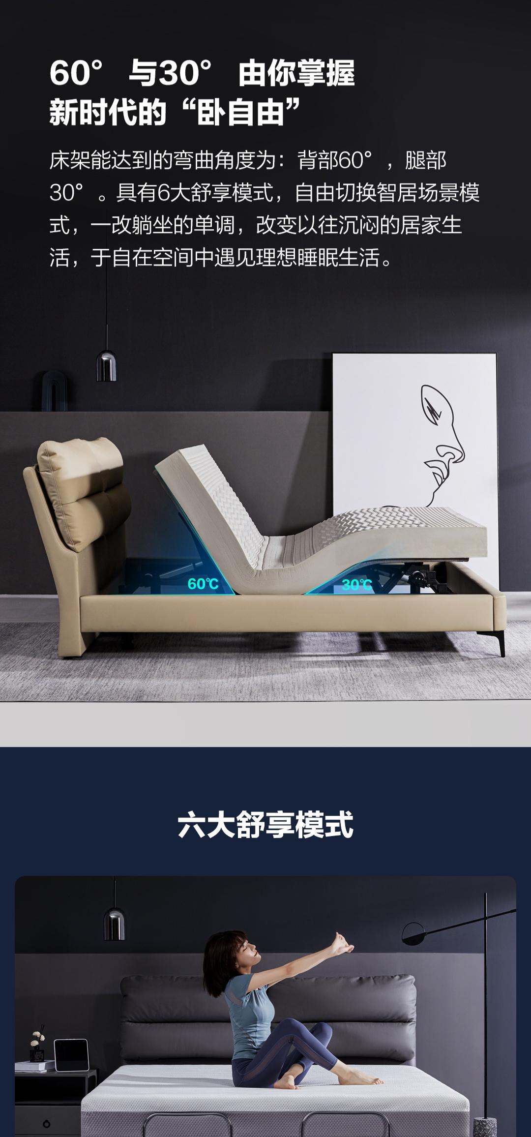 现代智能科技床,科技改变生活智能床