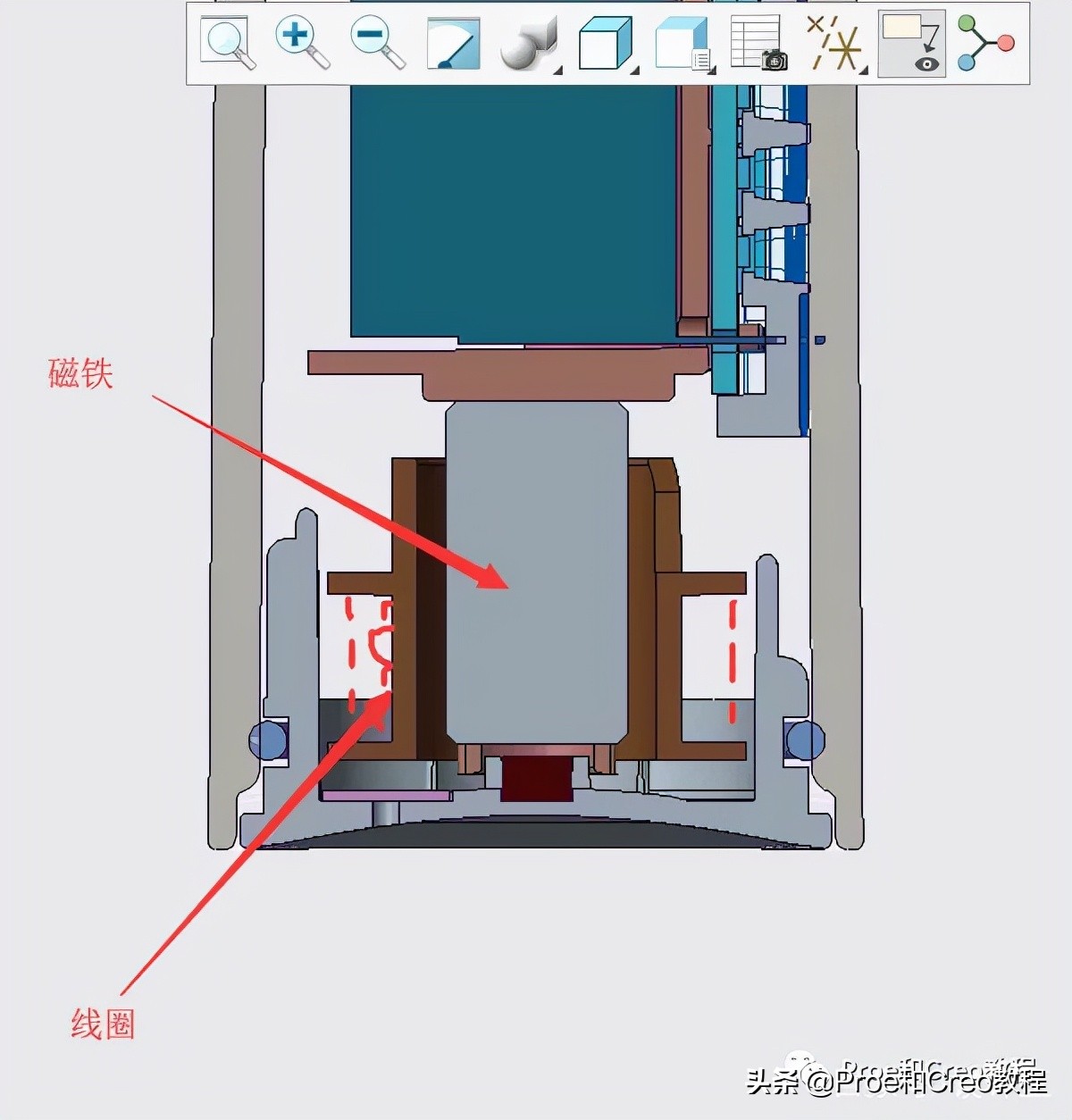 鐢靛姩鐗欏埛creo鏁欑▼,creo鐢靛姩鐗欏埛浜у搧缁撴瀯璁捐