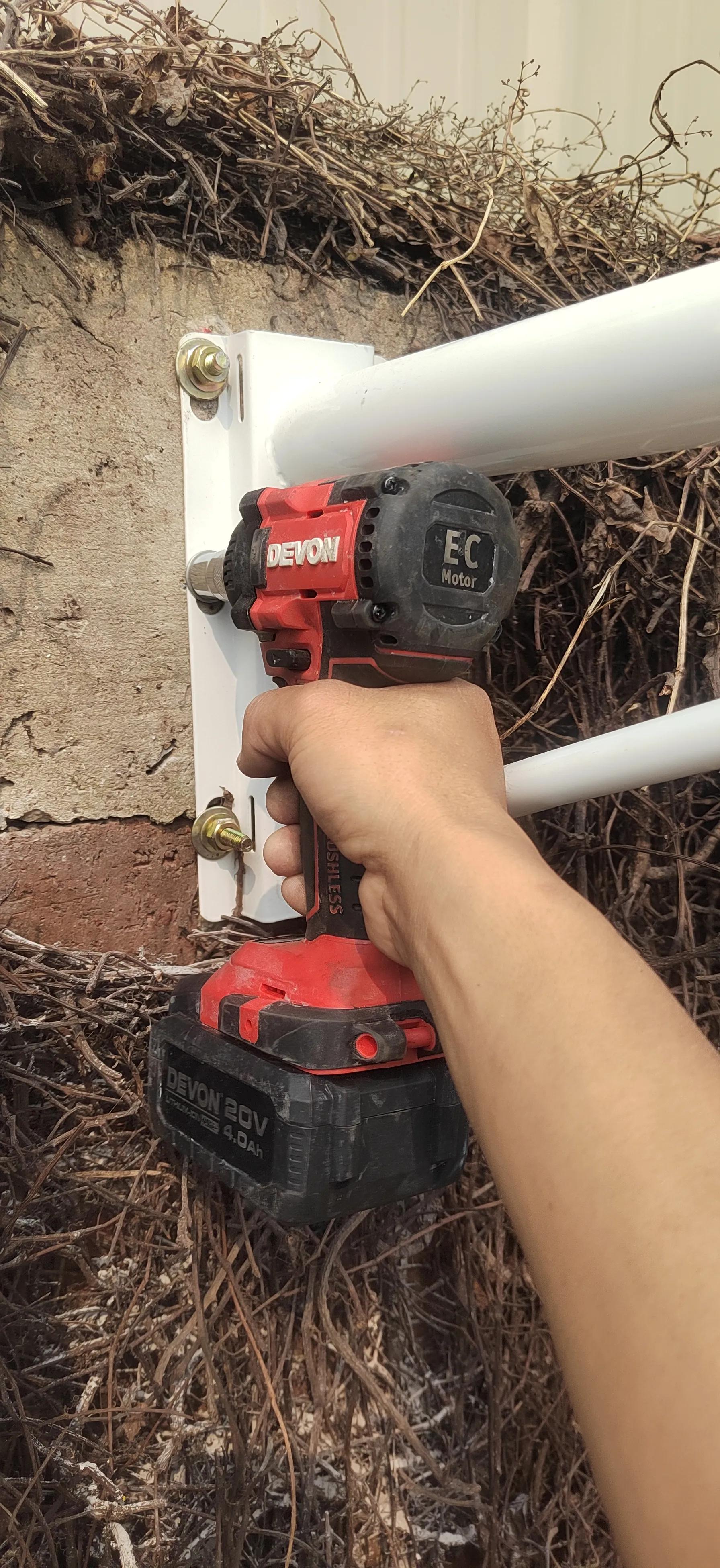 庭院监控摄像头安装教程,围墙上的监控摄像头怎么接