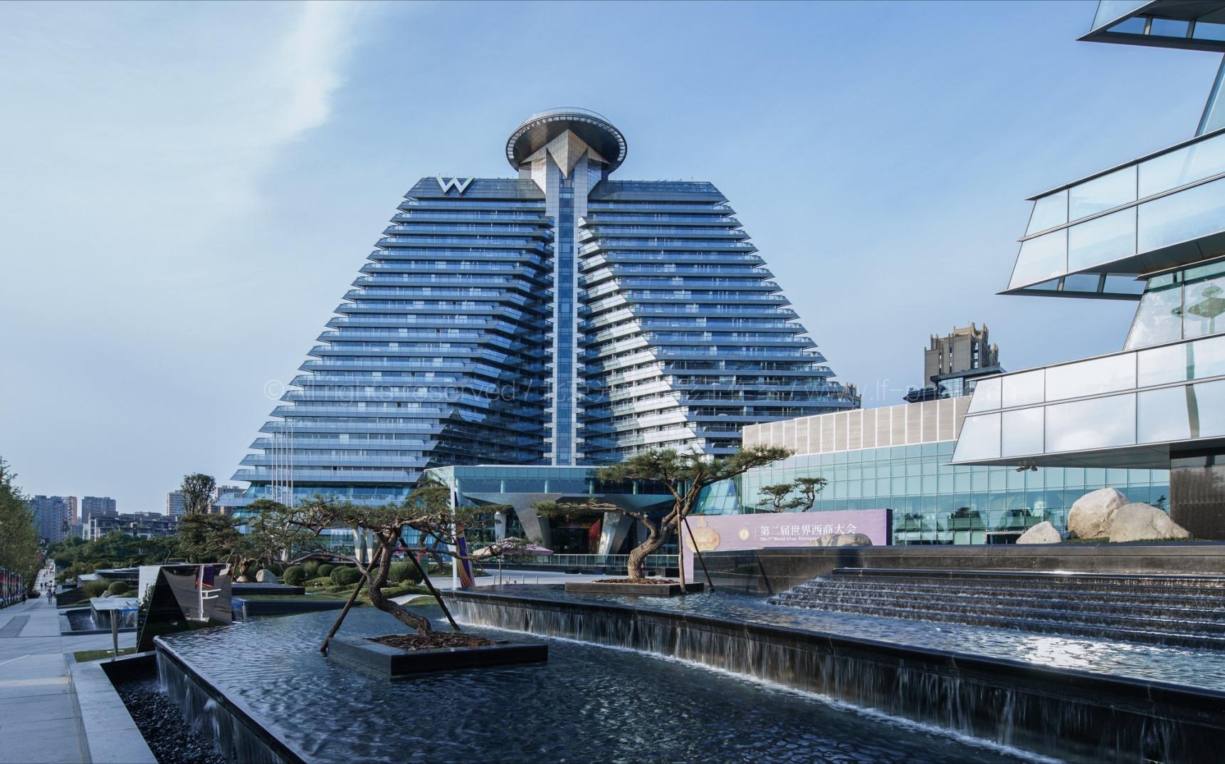 全国9座W酒店建筑欣赏——西安奇特，香港、上海是超高层建筑