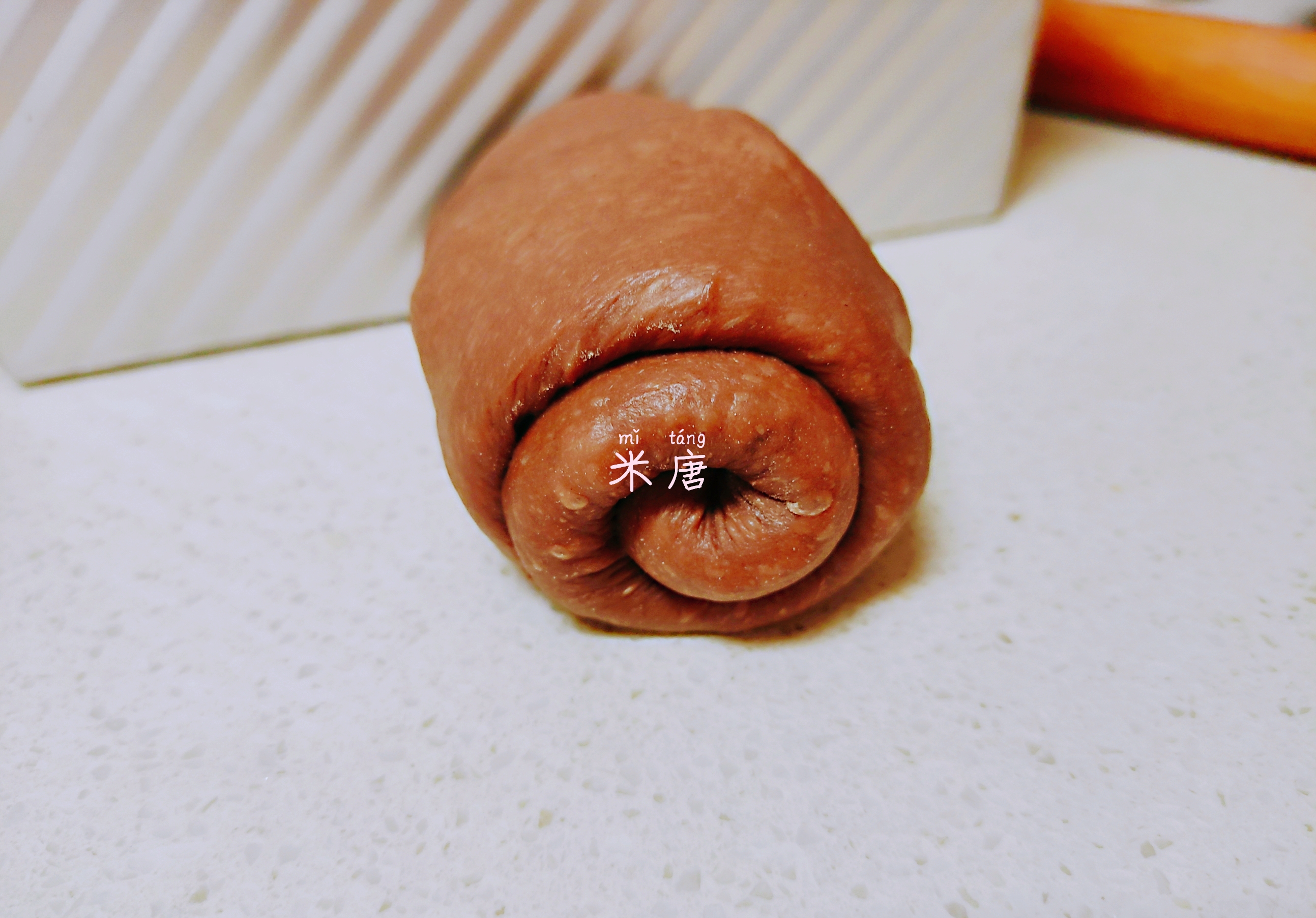 米唐麻麻玩转面团：#吐司日记#摩卡奶酪吐司