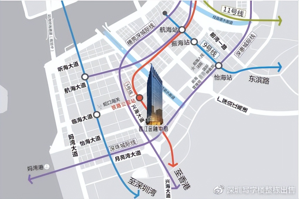 深圳前海桂湾写字楼出租,深圳前海hop中心写字楼出租