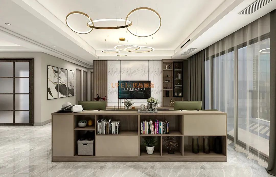 沙发不靠墙放什么好看,客厅大怎么装沙发可以靠墙