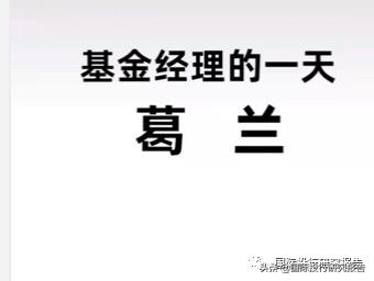 葛兰巨亏的原因找到了！基金经理的一天涉嫌虚假宣传