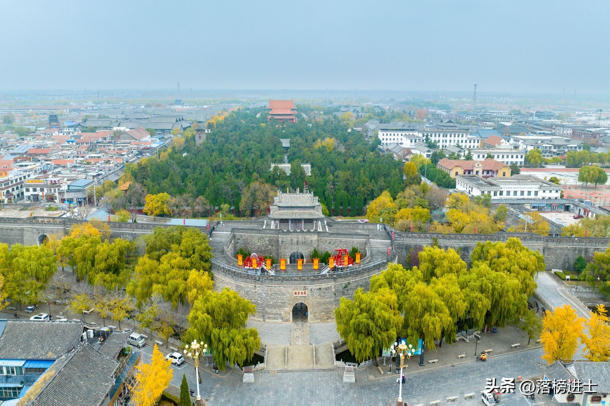 曲阜孔庙被称为文庙之首,曲阜孔庙全景