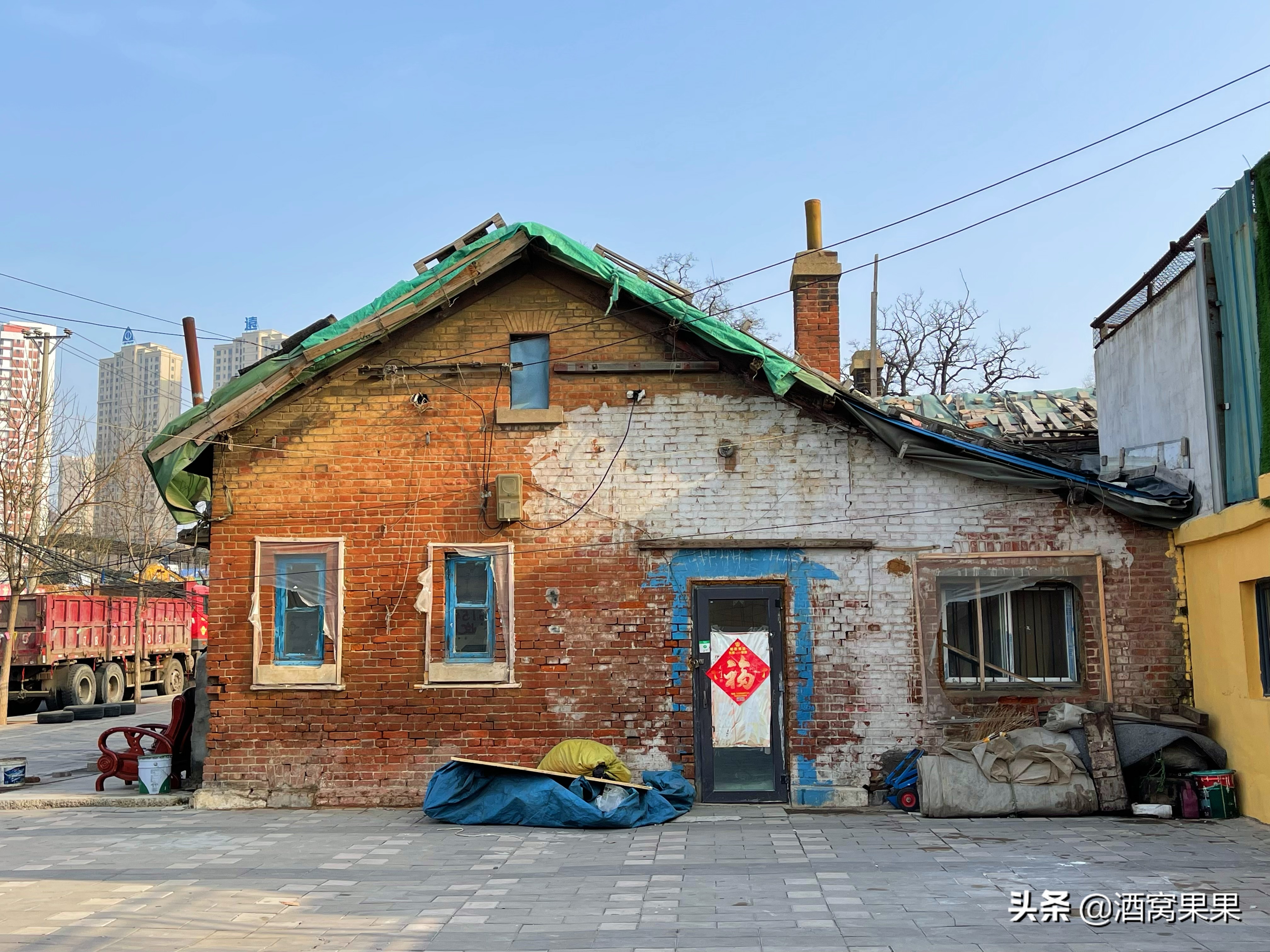 大连破旧老房子,南关岭百年房子