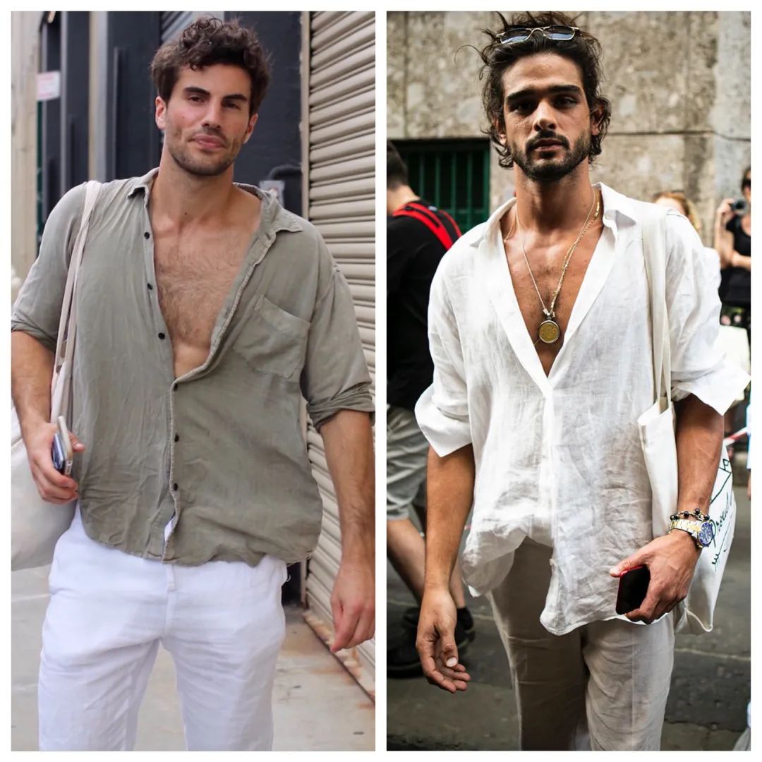 男士夏天亚麻,为什么有钱人都喜欢穿棉麻