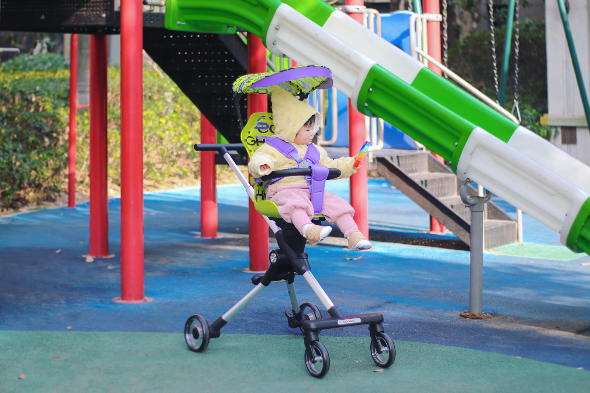 酷骑轻便婴儿推车,宝宝推车热天双向遛娃神器轻便