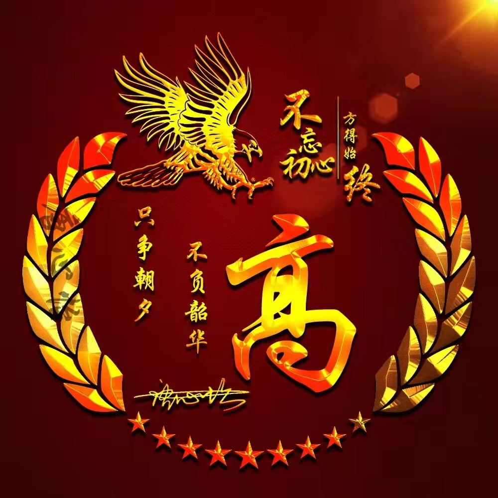 微信头像2020最火微信头像姓氏3d,个性高姓氏的微信头像好看