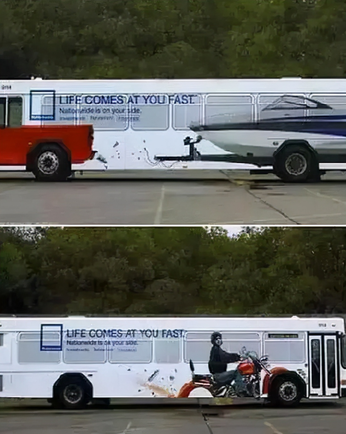 创意公交车广告值得推荐,非常给力的公交车广告内容