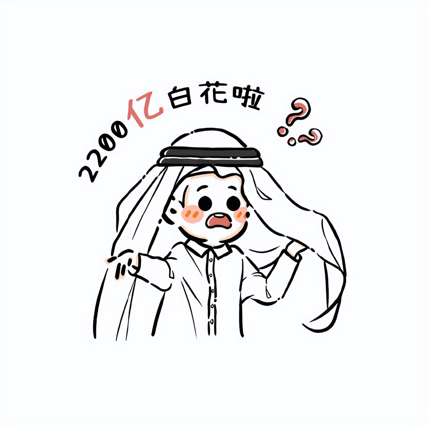 卡塔尔小王子表情包回应,卡塔尔比赛表情包