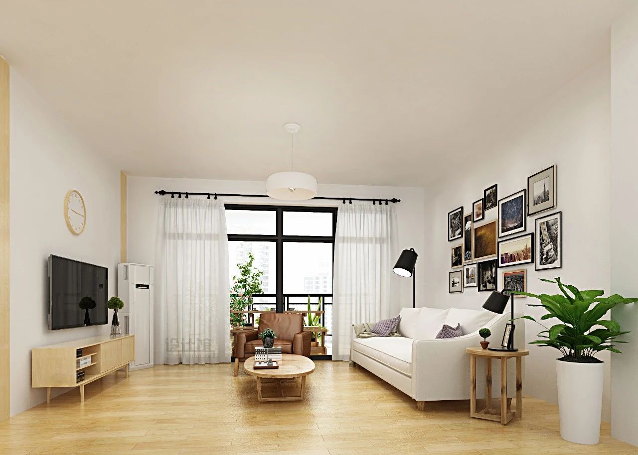 客厅不吊顶石膏线走边装修效果图,客厅不吊顶怎么装修好看