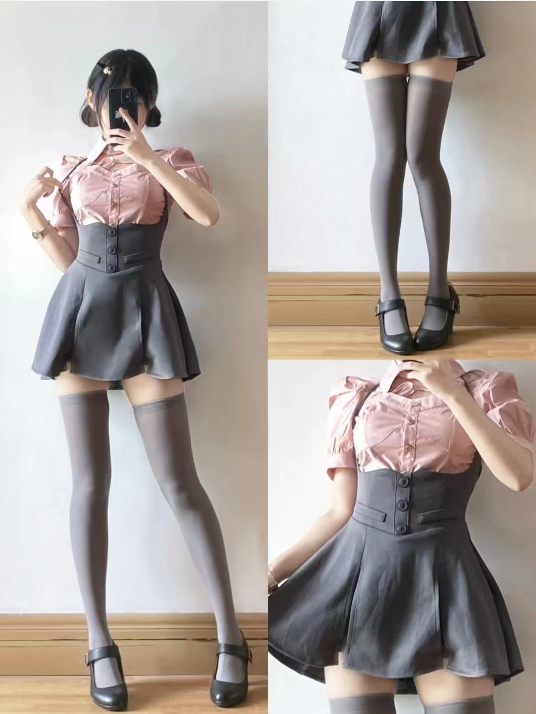 短肥上衣怎么搭配下装图片,宽松秋季款短上衣如何搭下装